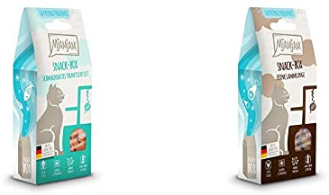 MjAMjAM - Premium Snackbox für Katzen - schmackhaftes Thunfischfilet, gefriergetrocknet, 1er Pack (1 x 35 g) 33304 & - Premium Snackbox für Katzen - feine Lammlunge, 1er Pack (1 x 35 g)