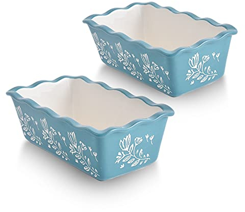 Wisenvoy Moule à pain en céramique pour la cuisson de la porcelaine, moules à pain antiadhésifs pour la cuisson