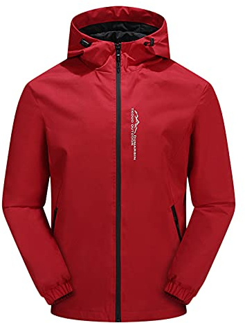 Regenjacke Herren Radjacke Fahrrad Leicht Wasserdicht Und Atmungsaktiv Rain Jacket Men Dünne Fahrradjacke Mit Kapuze Ultraleichte Radsport-Jacken Sommer Herbst Mänte Fahrradbekleidung Windjacke