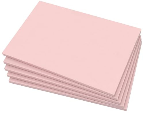 5-pack 10 x 15 cm blekrosa gummistämpel snideriblock rosa gummistämpel snideri block linoleumblock för stämpeltillverkare trycktillbehör