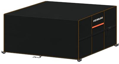 HEIMUNI Copertura per Mobili da Giardino Impermeabile 140X80X75cm Copertura Tavolo Esterno, Copertura per Tavolo da Giardino Rettangolare, 420D Oxford Telo Copri Divano da Giardino Raggi UV