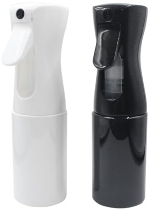 JIADEXIN 2 Pezzi Spray Per Capelli 200ml Bottiglia Vuota Riutilizzabile Spray Per Capelli Spray Continuo Ad Alta Pressione Per Parrucchieri Salone Pulizia Domestica