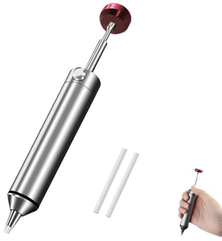 Solder Sucker, Desoldering Pump Remover with High Temperature Resistant Silicone Nozzle, Portable Aluminum Housing Soldering Vacuum Remover Tool, Essential Solder Remover Gun for Professional Welders