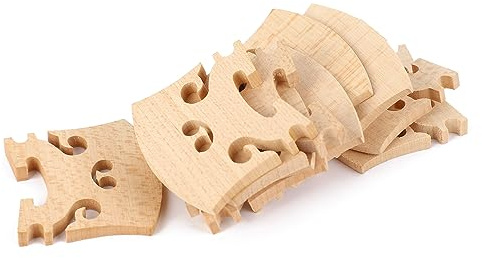 10pcs Wooden Violin Bridge 4/4 Full Size Violin Maple Tool Accessories Baroque Violins