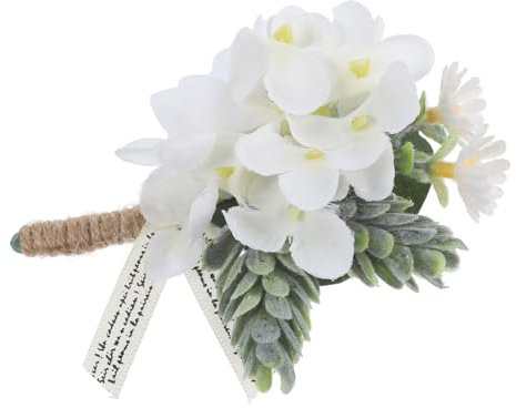 WOFASHPURET Ansteckblume Aus Künstlichen Blumen Bräutigam Dekorationen Simulation Blumenkorsage Hochzeitsdekorationen Braut Ansteckblume Blumenkorsage Für Die Brautjungfer Bankettkorsage Seide
