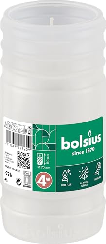 Recharge de lanterne funéraire - Durée de combustion : environ 79 heures - Utilisation pour lanterne funéraire - Bougie de rechange - Bougie funéraire et mémorial - Combustion propre - Sans huile de