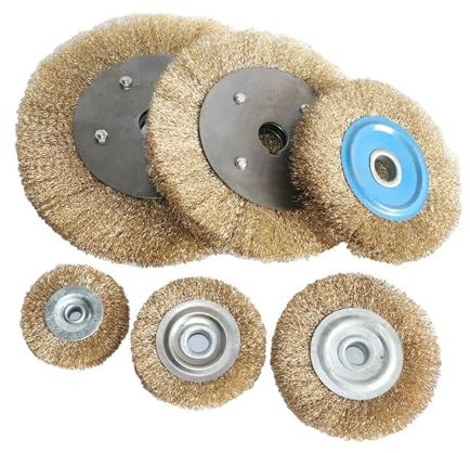 Stahldrahtbürste 1pc 2pc Flach 3”-8“ for Doppelschleifer Polierschleifwerkzeug(200mmx25mm 1pc)