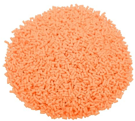 sourcing map Fake Sprinkles, 100G Round Resin Fake Candy Sugar Faux Sprinkles Polymer Clay Slices for Nail Art DIY Crafts Cake Dessert Phone Case Shaker Card Filler, Orange