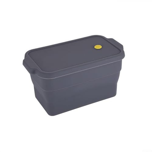 Faltbare Kastenform aus Silikon zum Backen von Brot und Hackbraten mit Deckel, antihaftbeschichtet, flexibles Tablett für Pfundkuchen und Quiche-Rezepte