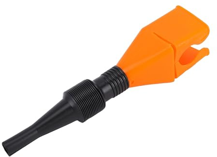 Greensen 5 Pezzi Imbuto per Carburante Auto, Bocca Larga Imbuto Retrattile Flessibile con Tubo Estendibile, per Automobili Moto Olio da Cucina Carburante Liquido Refrigerante