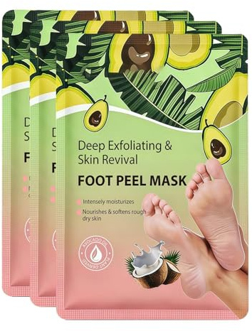 Fotmask Peel-Off Återfuktande Fuktgivande Mild Skonsam Fotvård | Hälreparerande Och Återfuktande Fotmask För Fötterna Passar För Familjen Farmor Kvinnor Mamma Fru Män Pappa Farfar