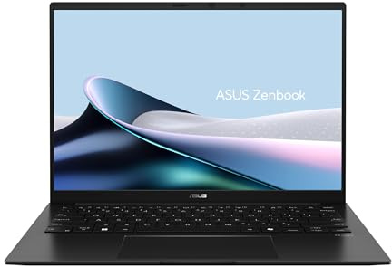 ASUS Zenbook 14 | 14 WUXGA | Ryzen AI 7 445 | RAM: 32GB | SSD: 1TB | Laptop in Jade Black | OLED | beleuchtete Tastatur | Aluminium | Copilot+ | Windows 11 Pro | Notebooktasche