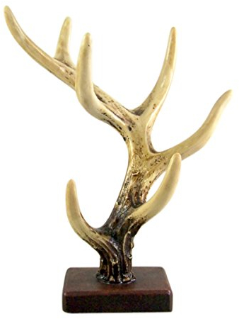 Antler Tabletop Jewelry Tree Stand Display Organizer Holder 10 1/2 Inch