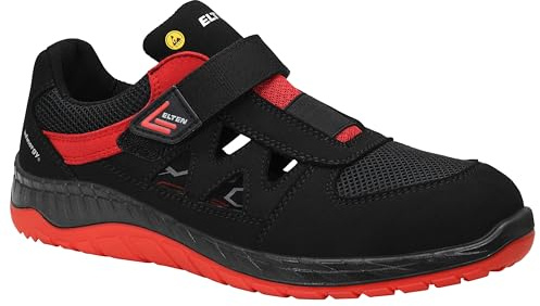Elten - Sandali di sicurezza Lonny Red Easy ESD S1 SRC, misura 45