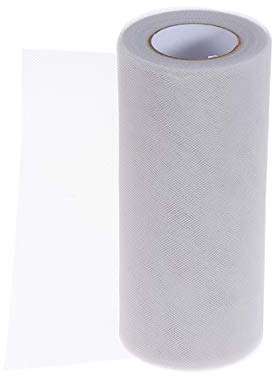 Milisten Yards Mesh Tulle Fabric Wedding Tulle Roll Spool Tutu Skirt Material for Wedding Party Decorations Fabric Roll