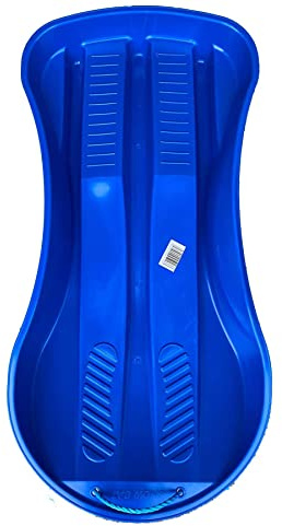 Easy Shopping Heavy Duty Colour Large Adults Kids Children Snow Sledges Toboggan Sledge Rope Sled Play Snow Ice (Blue Snow Sledge)