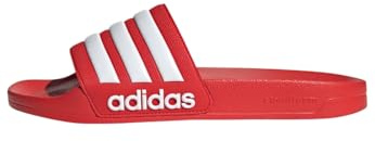 adidas Unisex Adilette Shower Slides Slipper, Vivid Red / Cloud White / Vivid Red, 37 EU