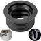 Manicotto Sifone in Gomma, 1 pz, DN 30/40, Per Tubo di Scarico DN40 HT con Ø Interno 40 mm e Tubo Sifone Esterno da 1 1/4 Ø 28-32 mm, Guarnizione Lavello in Gomma Attacco Ø 45 mm Profonda 25 mm