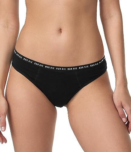 Nur Die Slip Alles geregelt Normale Blutung Perioden-Unterwäsche Bio-Baumwolle waschbare & saugfähige Menstruationsunterwäsche Damen