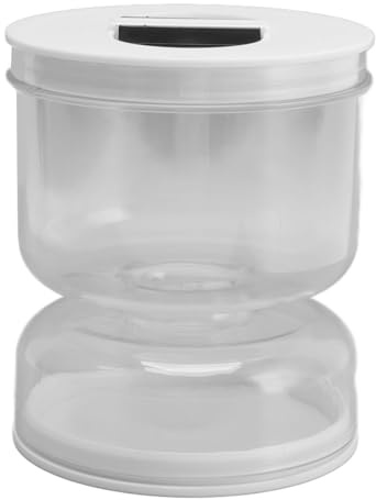 Yosoo Health Gear Trennbehälter für eingelegte Lebensmittel, praktische Umkehr-Glasbehälter für Küche, auslaufsicheres Design für Pickles und Oliven