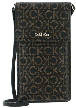 Calvin Klein CK Must Phone Pouch XBody Mono Brown Mono