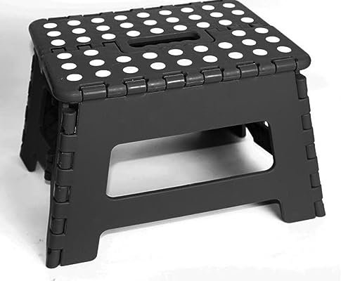 BozexPro 9 Inch Folding Step Stool for Adults,Non-Slip Foldable Steps Stool for Kitchen,Gardens,Bedrooms,Plastic Folding Stool for Kids,Collapsible step Stool