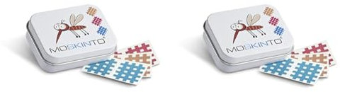 Moskinto 42 Mückenpflaster, Mückenstich, Mücken, Alternative zum Hitzestift, für Kinder und Erwachsene, Stechmücken, Stichheiler, Juckreiz, Family Box (Packung mit 2)