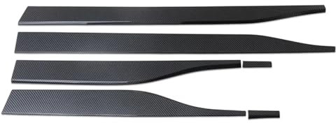 Auto Seitenschweller Für Toyota Für Rav4 Für Rav 4 2019 2020 2021 2022 2023 2024 CarSide Rock Tür Körper Streifen Moulding Trim Aufkleber Auto Zubehör Car Body Side Rock (Farbe : Carbon Fiber Style)