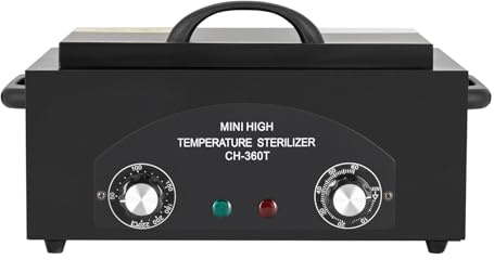 Sterilisator, 300 W, Sterilisator, Hochtemperatur-Sterilisator, Hochtemperatur-Sterilisator, Timer mit Kontrollleuchte und Knopf, ideal für Restaurant, Küche, Wohnzimmer