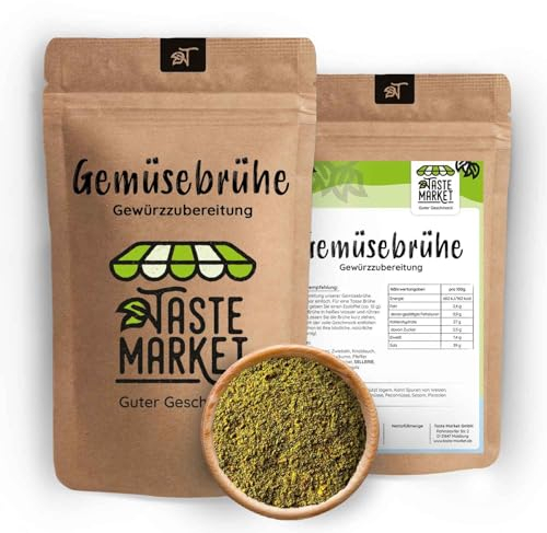 Gemüsebrühe 500 g Gemüsebrühe | Vegan | Ohne künstliche Zusätze | Ohne Hefe | Ohne Palmfett | Ohne Glutamat | Brühe
