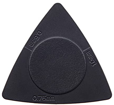 Gitarrenplektren, Plektren, Plektrum-Set, mehrfarbig, für Dreieck-Plektrum für E-Gitarre, Bass, Ukulele, 10 Stück