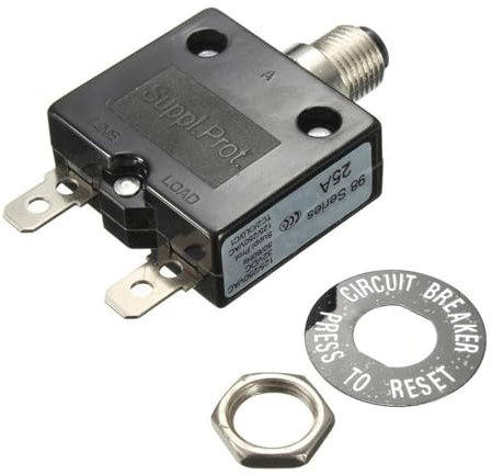 BJWVHGGE Disjoncteur de Protection Thermique 25 A 125/250 VCA