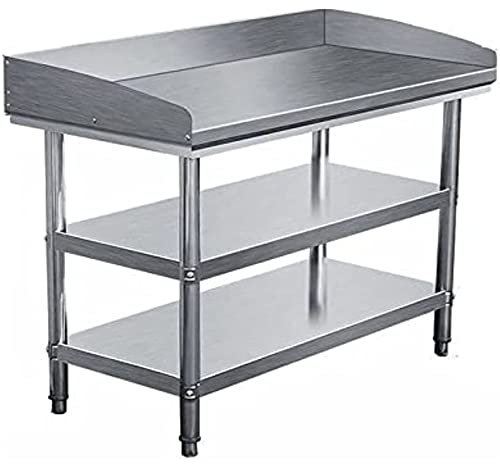 Table de préparation d'extérieur portable avec évier et étagères de rangement, idéale pour le camping, les pique-niques, les barbecues, la cuisine en plein air et les fêtes (119,4 x 58,7 x 78,7 cm)