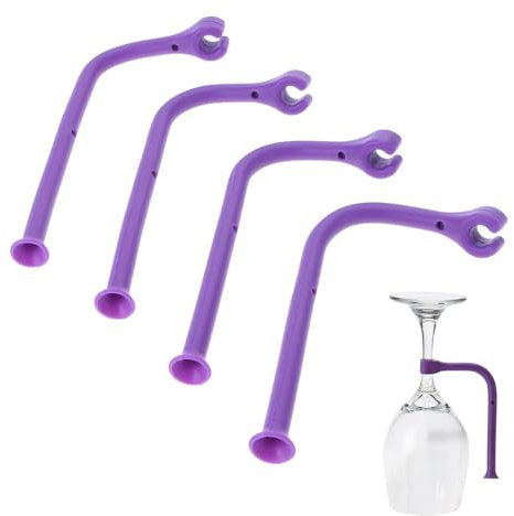 Weinglashalter für die Spülmaschine, Weinspül-Spülmaschinenaufsatz - 4X Glashalterregal | Kelchhalter aus Silikon, spülmaschinenfester Weinglasschutz für Cocktail-Champagnergläser