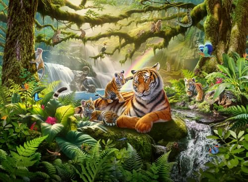 Ravensburger Puzzle Wildnis Wunder - 300 XXL Teile Puzzle ab 9 Jahre | 300 XXL Teile Puzzle, Kinderpuzzle ab 9 Jahre, Ravensburger Qualität