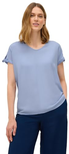 CECIL Blus skjorta i enfärgad, Mountain Blue, XL