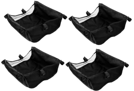 WESIEVYA Kinderwagen Organizer Tasche mit Extra Stauraum 4 Stück aus Oxford Stoff und Multifunktionalem Design für Universellen Einsatz Am Kinderwagen