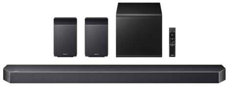 Samsung HW-Q930F Q-Series Soundbar, 9.1.4ch Wireless Dolby Atmos, Subwoofer + Rear Up-Firing Speakers, DTS:X, SpaceFit Sound