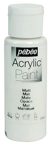 PEBEO 97801 ACRYLIC 59ML MATT WHITE, 3.3 x 3.3 x 10 cm
