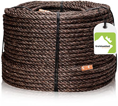 Tiragraffi Land corda in sisal marrone 8 mm, corda in sisal marrone per tiragraffi (diversi Lunghezze)