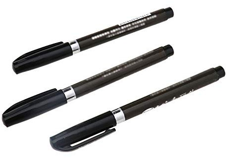Be In Your Mind Kalligraphie-Pinselstifte, schwarze weiche Spitze, Pinselstift für glatte Handschrift, Unterschrift, Zeichnen, Malerei, chinesische Kalligraphie, Übung, 3 verschiedene Sets