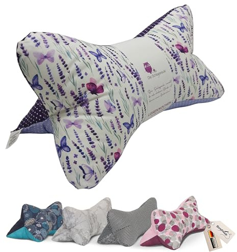 Leseknochen Blätter Nackenkissen Handmade in D, waschbar (Provence)