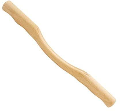 Massagestab aus Buchenholz, 1 Stück, für Frauen und Männer | Beige, Tragbar für Haut und Körperpflege, Kompakte Walzenform als Massagezubehör
