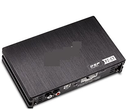 EDEDE Amplificador Audio, Amplificador DSP for Coche 4X150W con aplicación de Software procesador de señal Digital de actualización de Sonido de Radio de Coche, para el hogar o tu Coche