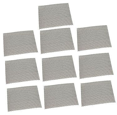 POPETPOP Fish Tank Stainless Steel Mesh Net 10pcs Moss Filter Water Grass Screen for Aquarium Tank Maintenance