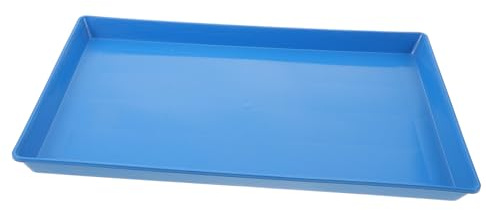 DINHEAROM Bac à Litière pour Chien Et Lapin Plastique Résistant 44x29x3 Cm Facile à Nettoyer pour Animaux De Compagnie Accessoire Cage Utilisation Domestique