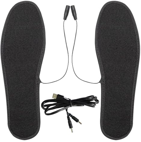 Uppvärmda sulor - bekväma USB-uppvärmda sulor lämpliga för vinter, arbetsplats, vandring, skidåkning, camping och alla andra utomhusbruk.