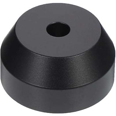 MUCKLILY Adattatore per Dischi in Vinile da 7 Pollici in Metallo Adattatore per Giradischi da 45 Giri Perno Stabile e Facile Installazione Accessorio per Ridurre L’Oscillazione del