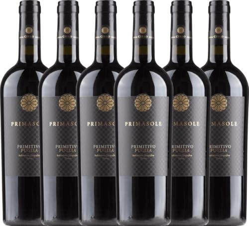 6er Vorteils-Weinpaket - Primasole Primitivo - Cielo e Terra