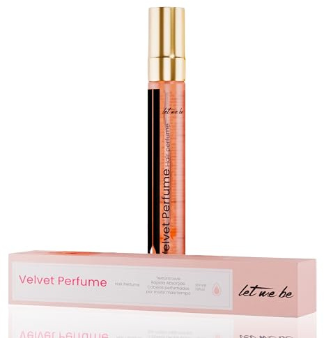 Let Me Be - Velvet hårparfym, sofistikerad vaniljdoft, alkoholfri hårspray, neutraliserar lukt och ger omedelbar glans, Cruelty Free - 30 ml